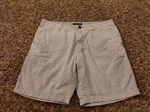 Tommy Hilfiger Shorts Herren 36 (eigentlich 37) blau kariert Seersucker 100% Baumwolle - Bild 1 von 7