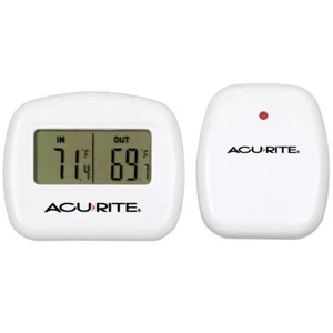 00782A2 Wireless Indoor/Outdoor Thermometer, Temperature,White, 0.4 - Picture 1 of 1