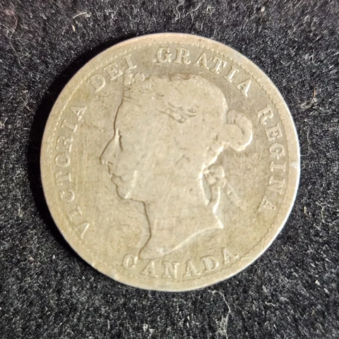KM #5 1901 Canada 25 Cent 25¢ Quarter Cover
