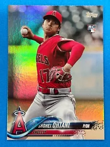 2018 Topps Update Series Rainbow Foil #US1 Shohei Ohtani Angels Rookie RC - Picture 1 of 3