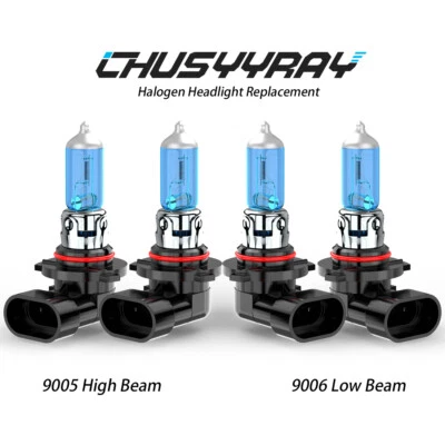 For Dodge Charger Sedan 4-Door 2006-2010 6000K Headlights Bulbs Hi/Lo Lights - Image 1 of 4