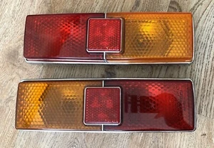 VAZ 21011 LADA 21011 Tail Light CHROME Tail Lamp Rear Light Genuine METAL SET - Picture 1 of 21