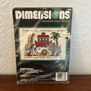 NEW 1995 Dimensions Plan Ahead 6680 Counted Cross Stitch Kit 7x5 vintage 16128 - Picture 1 of 3