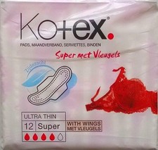 Kotex Ultra Thin Super Pads with Wings - 12's (4)