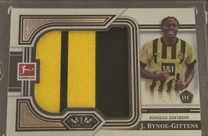 Jamie Bynoe Gittens 1/5 RC Patches Relic Card BVB Topps Tier One 22/23 - Picture 1 of 3