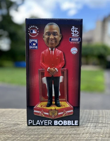 Ozzie Smith St Louis Cardinals Red Jacket Bobblehead  BRAND NEW ORIG FOCO BOX Cover