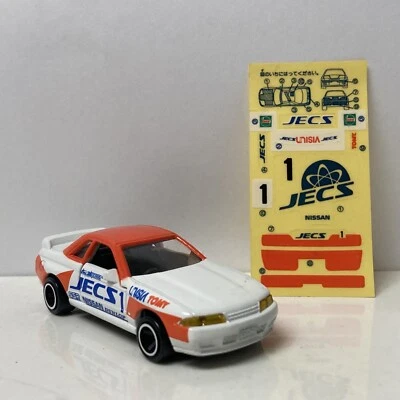 Raro Como Nuevo Tomica Blanco Nissan Skyline GT-R R32 JECS Escala 1/59 Diecast Foto 1 de 4