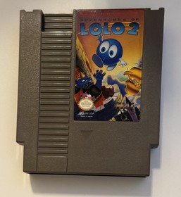 Adventures Of Lolo 2 Nintendo NES Video Game Cart Only Tested