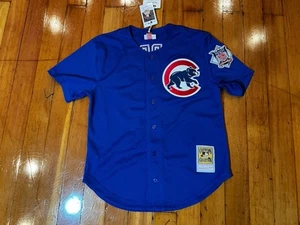 ryne sandberg Baseball Jersey Chicago Cubs Mitchell & Ness Retro Medium MLB New - Picture 1 of 10