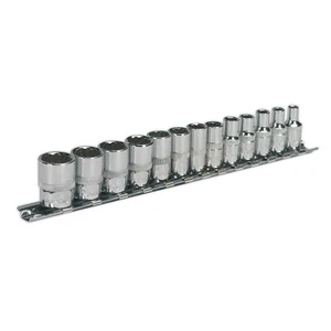 Sealey Metric Socket Set 13pc 1/4" Drive 12pt WallDrive Standard Length AK2680 - Picture 1 of 1