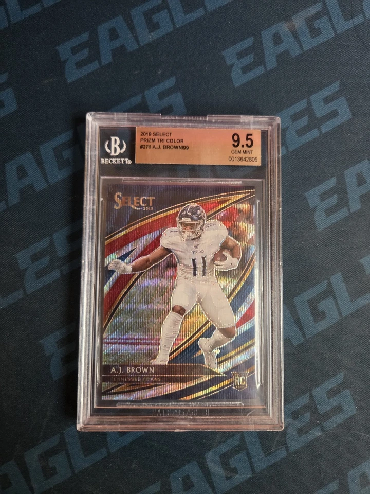 2019 Panini Select Aj Brown Field Level, Tri Color /99, BGS 9.5 - Image 1 of 1