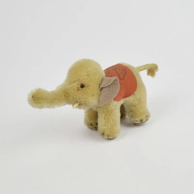 Éléphant Vintage Steiff - 75 Ans Steiff (1880-1955) - Ancien - Petit - Photo 1/4