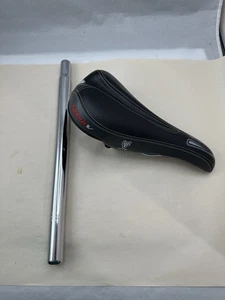 WTB Speed V Comp Sattel Sitz schwarz MTB Tourenrad mit Sattelstütze - Bild 1 von 10