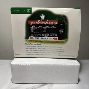 Brand New! Dept 56 Christmas In The City Ebbets Field Scoreboard 2002 Baseball - Picture 1 of 5