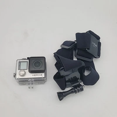 GoPro HERO4 – Used – Head Mount And Extra Battery- No Cables - Image 1 of 4