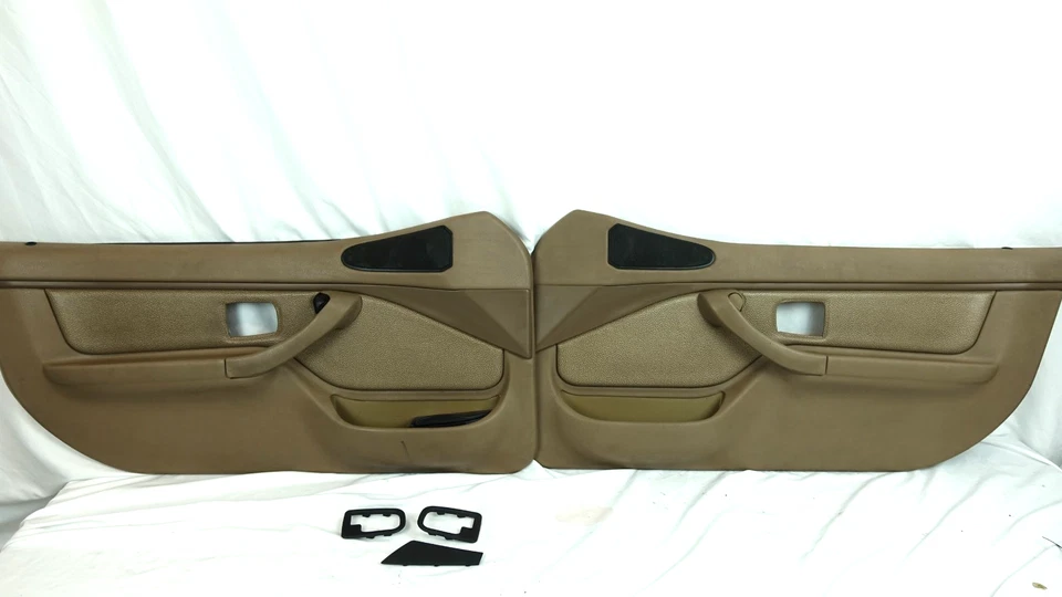 Painel de porta interior BMW Z3 Roadster acabamento bronzeado conjunto esquerda + direita 96-99 fabricante de equipamento original E36 E37 - Imagem 1 de 4