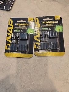 2 Packungen NAP Thunderglo Armbrust grüne Beleuchtung Halbmond Nocken Neu - Bild 1 von 4