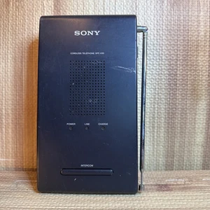 Vintage Sony SPP X30 Cordless Phone Base Black - Picture 1 of 10