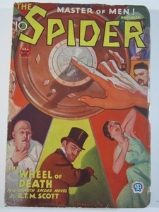 The Spider Pulp #2, Nov. 1933  VG+ Wheel of Death!  2nd Issue! - Picture 1 of 7