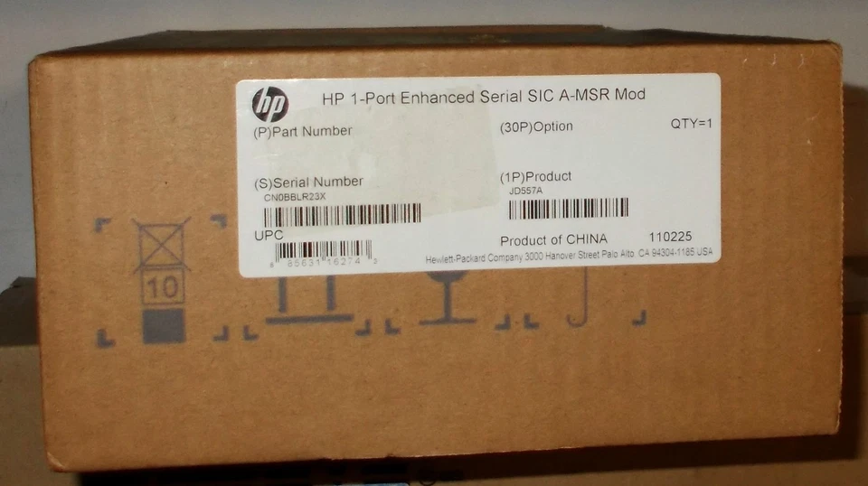 HP H3C 0231A56N 1-Port Enhanced Serial SIC A-MSR Mod JD557A  OVP B - Image 1 of 2