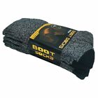 3 Pairs For Men Heavy Winter Super Warm Boots Wool Feel Crew Socks Size 9-13