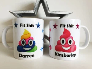 PERSONALISED FITNESS NOVELTY MUG – Humorous Funny Fitness Gym Mug Cup Gift Idea - Picture 1 of 20
