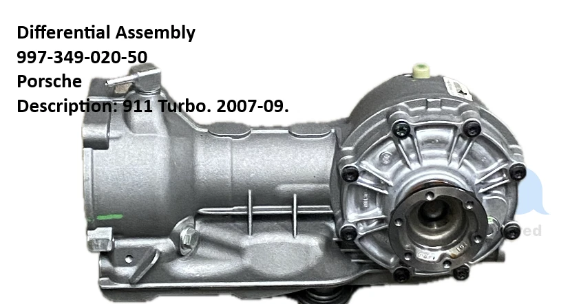 DIFERENCIAL DELANTERO PORSCHE 911/930 CARRERA TARGA TURBO RECONSTRUIDO E INSTALADO Foto 1 de 1
