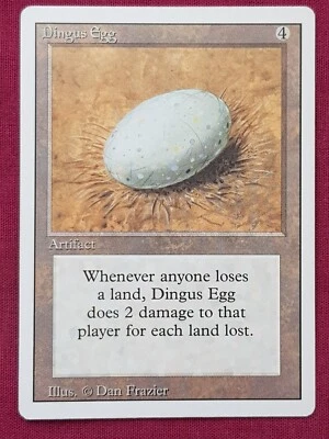 Magic The Gathering REVISED EDITION DINGUS EGG artifact card MTG - Image 1 of 2
