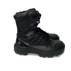 Botas Bates Mujer Tácticas Deportivas Cremallera Lateral Cuero E02700 Talla 5.5 Negras AN GDD - Imagen 1 de 12