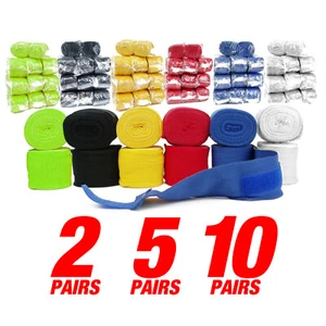 Mexikanischer Stil Handbandage 180"/110", Elastische Baumwolle Handgelenk Bandage Boxen MMA Packungen - Bild 1 von 7