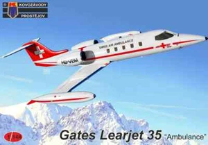 1/144 Exec Jet : Gates Learjet 35 "Ambulance" [3 Options] #14409 : KP MODELS - Picture 1 of 2