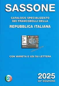 SASSONE SPECIALIZZATO VOLUME 2 2025 CATALOGO PER FRANCOBOLLI REPUBBLICA ITALIANA - Imagen 1 de 1