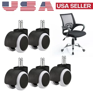 5/10/20 Pcs Replacement Swivel Office Chair Wheels Casters Universal 2'' Caster - Picture 1 of 13