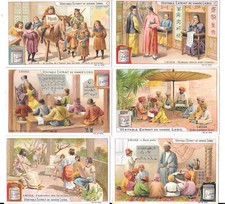 LIEBIG TRADE CARDS, SCHOOLS 1902 Set of 6 Cards (S712 French).