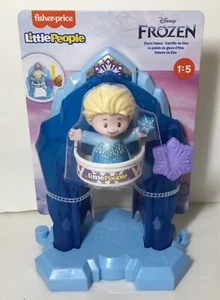 2021 FISHER PRICE LITTLE PEOPLE FROZEN ELSA'S PALACE PORTABLE PLAYSET - Picture 1 of 8