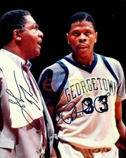 PATRICK EWING JOHN THOMPSON DUAL SIGNED 8X10 GEORGETOWN HOYAS reprint
