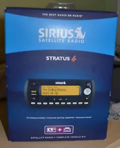 Sirius Stratus 4 Dock & Play Satellite Radio Receiver & Vehicle Kit new SV4TK1 - Picture 1 of 6
