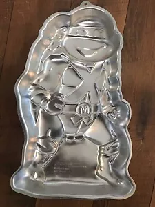 Sartén para pasteles de colección Wilton Mutant Ninja Turtles Miguel Ángel sin inserto 1989 hornear - Imagen 1 de 1