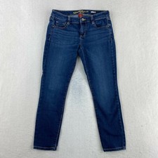 Arizona Jean Co. Super Skinny Denim Women's 5 Short Blue Cotton Blend Low Rise