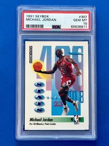 Skybox Michael Jordan #307 Chicago Bulls 1991 PSA 10 gemas como nuevo Goat Hof - Imagen 1 de 2