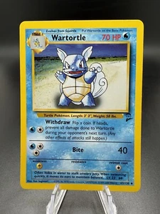 Pokemon TCG - Wartortle 63/130 - Base Set 2 2000 - Picture 1 of 2