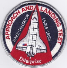NASA ORIGINAL APPROACH AND LANDING TEST CREW PATCH 4 INCH