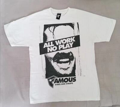 T-shirt maglietta Famous stars and straps, Jack Nicholson SHINING - Imagen 1 de 4