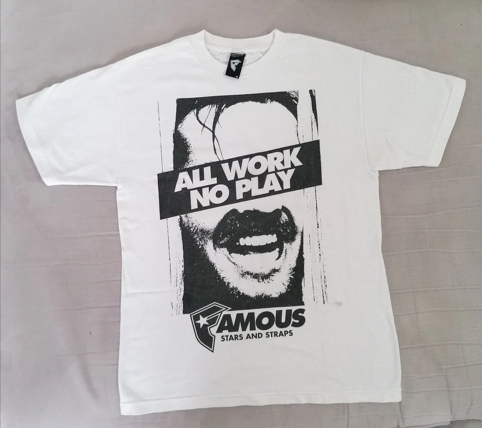 T-shirt maglietta Famous stars and straps, Jack Nicholson SHINING - Imagen 1 de 4