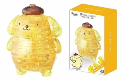 Hanayama Crystal Gallery 3D Puzzle Sanrio Pom Pom Purin 4977513076302 - Image 1 of 3