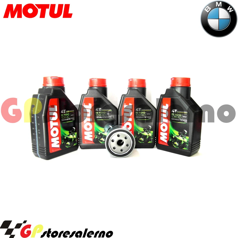 TAGLIANDO OLIO + FILTRO MOTUL 5100 10W40 BMW 1100 R1100 GS 1995 Foto 1 de 1