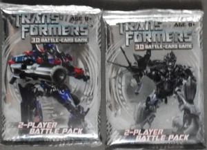 TRANSFORMERS 3D BATTLE CARD GAME BOOSTER PACK (X2) - NUEVO PRECINTADO - P&P GRATIS - Imagen 1 de 5