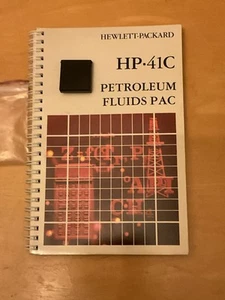HP-41 Calculator PETROLEUM MODULE PAC & BOOK HP41 HP-41CX - Picture 1 of 3