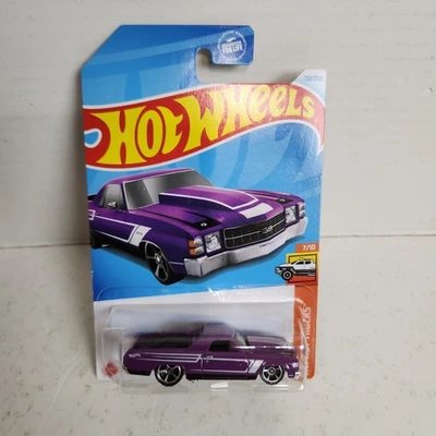 2022 Hot Wheels ‘71 El Camino 22 HW Hot Trucks 7/10 #132/250 - Image 1 of 4
