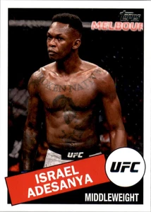 2020 Topps UFC 1985 Topps #85T19 Israel Adesanya - Picture 1 of 2